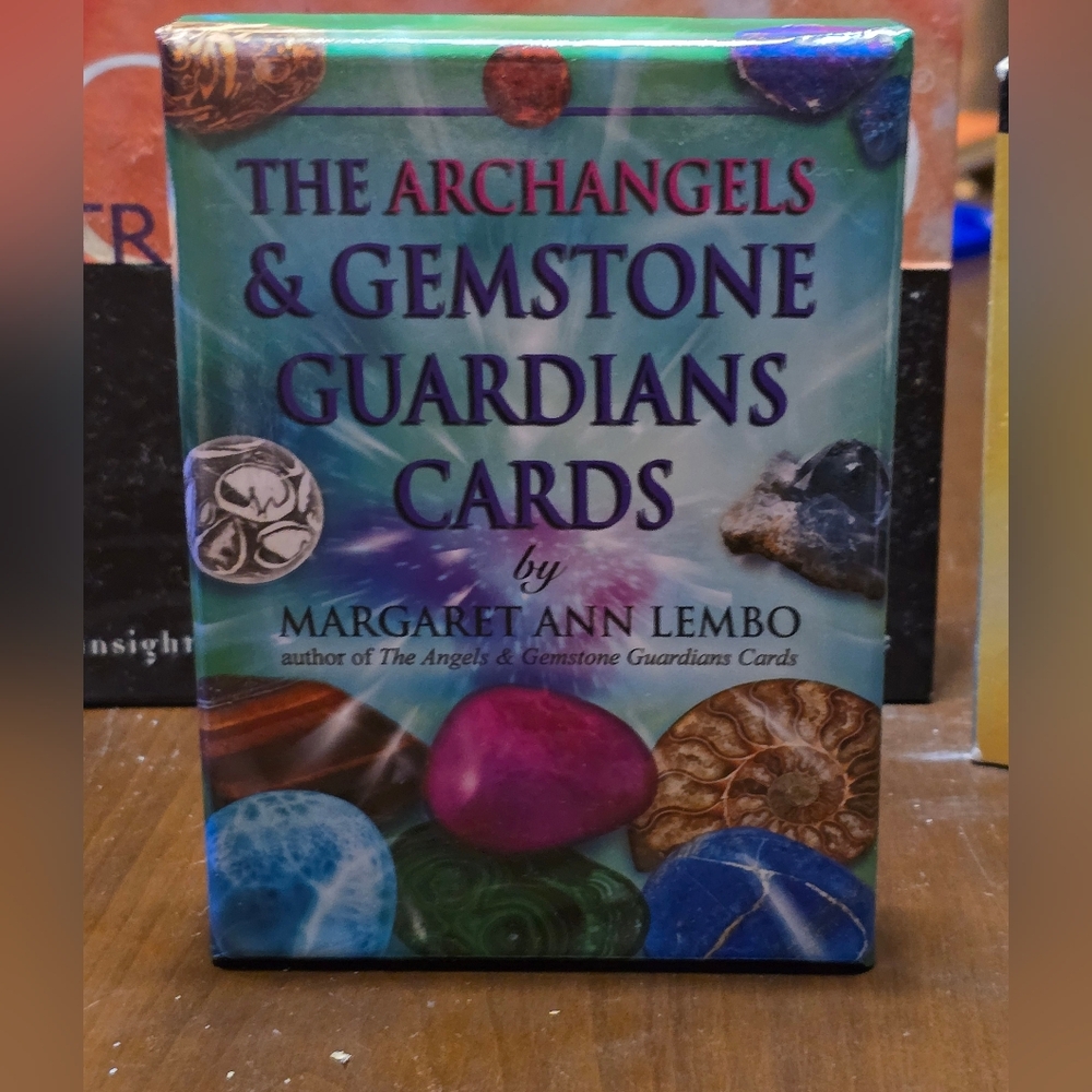 The Archangels & Gemstone Guardians Cards" by Margaret Ann Lembo.